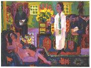 Ernst Ludwig Kirchner Modern Boheme France oil painting artist